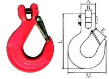 Clevis Slip Hook With Latches